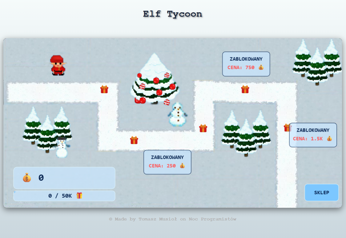 Screenshot gry Elfowy Rynek